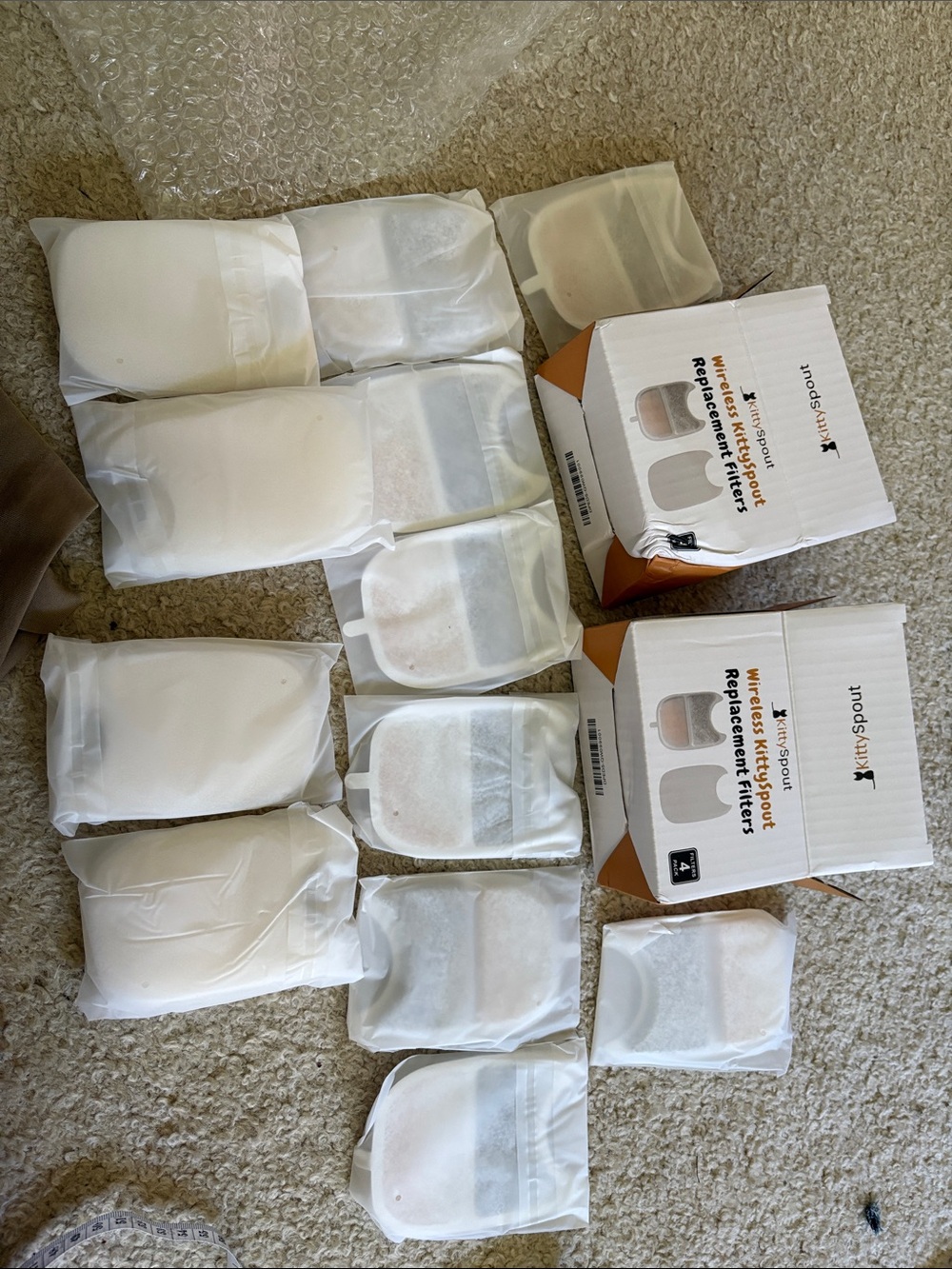 White Cat wireless kitty spout Replacement Filters – Pack